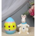 thumbnail image 6 of Ebros Rabbit Kissing Giant Egg Salt And Pepper Shakers Magnetic Figurine Set, 6 of 7