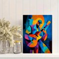 thumbnail image 2 of Abstract Guitarist Canvas Wall Art, Music Print for Living Room Bedroom Dining Room Office Bar Cafe Studio Decor, 2 of 8
