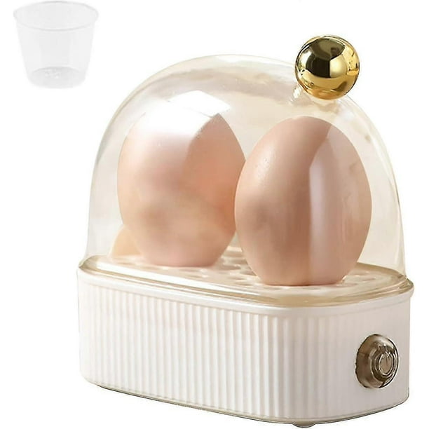 Cocedor de huevos para 2 huevos, vaporera eléctrica compacta. El mejor cocedor de huevos hierve en tres niveles de cocción: suave, medio, duro. s202412247110