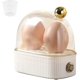 thumbnail image 1 of Cocedor de huevos para 2 huevos, vaporera eléctrica compacta. El mejor cocedor de huevos hierve en tres niveles de cocción: suave, medio, duro. s202412247110, 1 of 5