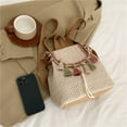 thumbnail image 2 of EIMELI Women Beach Bag Large Capacity Woven Straw Backpack Seaside Vacation (Style 3), 2 of 10