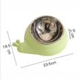 thumbnail image 3 of 15°Neck Support Pet Food Bowl Cat Bowl Non-Slip Dog Bowl PVC Pet Water Feeding Bowl(9.3Inch,Complexion), 3 of 3