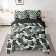 thumbnail image 2 of Castle Fairy Abstract Camouflage Bedding Comforter Set 7pcs for Boys Girls,Geometric Camo Queen Bedding Sets Super Cozy,Vintage Aesthetic Queen Sheet Sets,Ultra Soft Home Decor,Reversible, 2 of 8