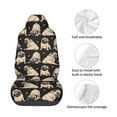 thumbnail image 3 of Lsque French Bulldog Pattern Car Seat Covers for Front Seats , Waterproof Seat Covers for Cars, Sporty Front Seat Covers,Car Seat Cover Protector Front Seats, 3 of 5