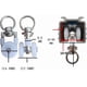 thumbnail image 2 of Curtain Track Rollers, 20 Pack Silent Window Pulley Sliders for Double Track Systems, 2 of 5