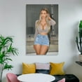 thumbnail image 6 of Mikayla Demaite Hot Girl Sexy Poster (49) Posters Wall Art Painting Canvas Gift Living Room Prints Bedroom Decor Poster Artworks 12x18inch(30x45cm), 6 of 6