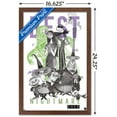 thumbnail image 3 of Disney Tim Burton's The Nightmare Before Christmas - Group Sketch Wall Poster, 14.725" x 22.375", Framed, 3 of 3