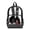 Polka Dot Sisters, variant on ZIATUBLES Clear Backpack, Heavy Duty Fabric & PVC Transparent Bookbag with Union Jack Graffiti Print, Large Capacity See Through Backpack for School College Work Travel Security