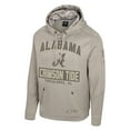 thumbnail image 3 of Men's Colosseum Oatmeal Alabama Crimson Tide Big & Tall Operation Hat Trick Battalion Hoodie Sweatshirt, 3 of 4
