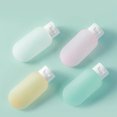 thumbnail image 3 of 3Pcs/Set Refillable Bottle 60ml Soft Silicone Lotion Container Squeeze Tube Empty Bottle Portable Travel Shampoo Bottle B, 3 of 6