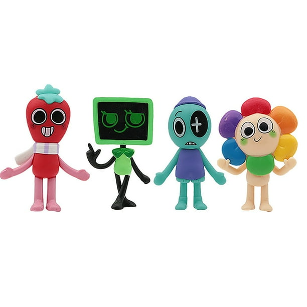 Gensly 8 Pcs Juego De Figuras Dandy/Goob/Vee/Sprout/Astro De Dibujos Animados De Colores Para Cake Topper Decoración De Colección