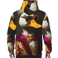thumbnail image 7 of Salouo Noble Style Duck Pattern Men's Fall Hoodie Sweatshirt,Sport Hoodie with Pockets for Men Pullover Casual Hooded Sweatshirt-Medium, 7 of 7