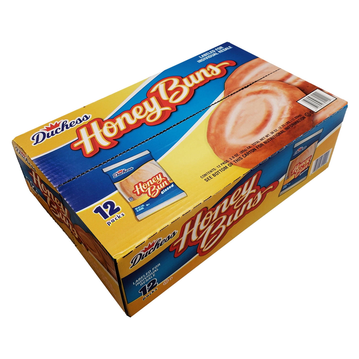 Duchess Honey Buns (3oz / 12pk) pack of 2
