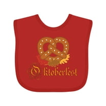 Inktastic Oktoberfest Pretzel German Festival Boys or Girls Baby Bib
