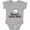 AC-Heather Grey, variant on Inktastic Nana Bunny Grandchild Boys or Girls Baby Bodysuit