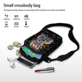 thumbnail image 7 of HELLHERO Crossbody Sling Bag for Women Polyester Adjustable Shoulder Strap Crossbody Bag with Double Layer Gaming Headset Controller, 7 of 7