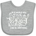 thumbnail image 3 of Inktastic Inspirational Quote In a World You Can be Anything be Kind Boys or Girls Baby Bib, 3 of 4