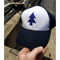 thumbnail image 4 of Dipper Pines Tree Hat Gravity Falls Baseball Cap Costume White Blue Pine Cosplay, 4 of 4