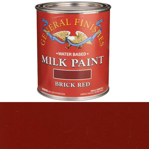 Brick Red, General Finishes Milk Paint, Quart
