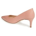 thumbnail image 2 of Louise et Cie Women's Jordyna pointy-toe pump Rosina Pink Leather Mid Heel Pumps (9.5, Pink), 2 of 3