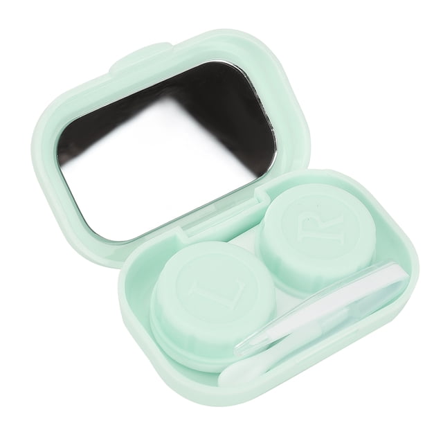 Estuche para lentes de contacto, mini estuche para lentes de contacto de viaje Estuche portátil para lentes de contacto Caja para lentes de contacto Rendimiento potente
