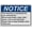 Warning Sign 5, variant on Weatherproof ANSI Restroom General Sign (Please do not leave valuables in lockers) 8 in" x 12 in" UV Resistant Indoor Outdoor Workplace Insdustrial Caution Danger Warning Sign