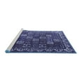 thumbnail image 2 of Ahgly Company Machine Washable Indoor Round Persian Blue Traditional Area Rugs, 8' Round, 2 of 4