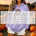 thumbnail image 3 of SEROYE Womens Christmas Print Sweatshirts Snowman Graphic Hoodie Long Sleeve Pullover Casual Holiday Festival Tops (2XL, Purple Christmas 03), 3 of 5
