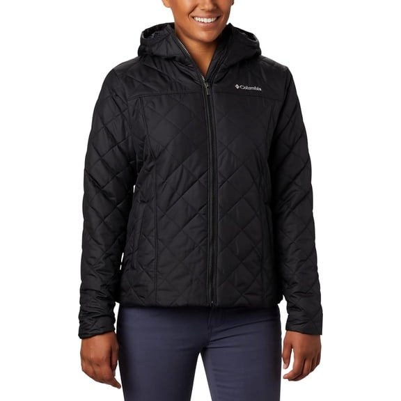 Columbia Women's Copper Crest Hooded Jacket Black 1X