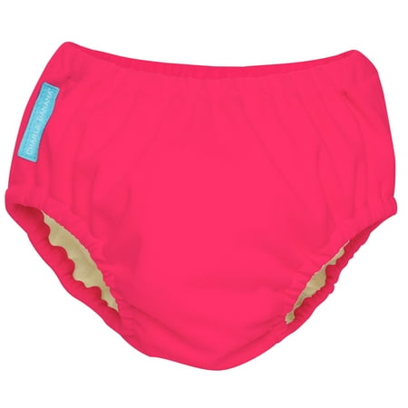 - Charlie Banana Medium Reusable Swim Diaper, Fluorescent Hot Pink