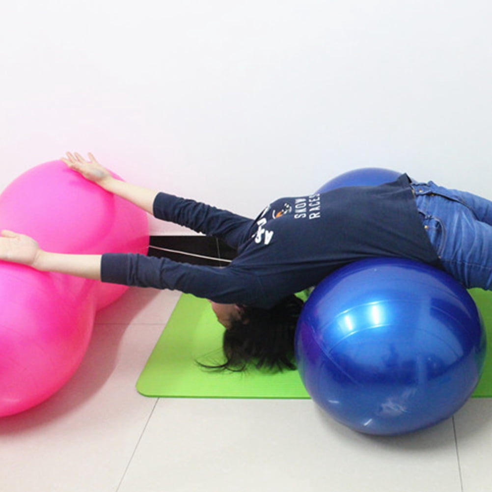 YSNOOWE Pink Balancer Exercising Ball with Anti Burst Material for Gym Workouts