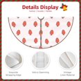 thumbnail image 3 of Fotbe Strawberry Pattern Christmas Tree Skirt, Tree Skirts Plush Christmas Decorations, Christmas Tree Skirts Xmas Decorations Holiday Party Decor-36", 3 of 6