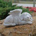 thumbnail image 4 of Cadeau de Sympathie pour Ange Commémoratif pour Animaux, Placement Extérieur Résistant aux Intempéries, Statue en Résine comme Marqueur de Tombe pour Animaux, Décoration de Jardin avec Qualité Faite à la Main, 4 of 5
