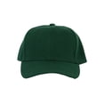 thumbnail image 2 of Top Headwear  Men's Plain Baseball Cap - Adjustable Solid Color Ball Hat For Men or Women Forest Green, 2 of 4