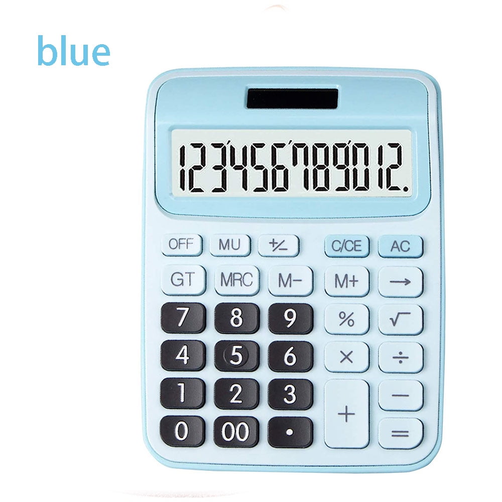 SagaSave Desktop Calculator with 12 Digits Large LCD Display for Office School Adults and Students
