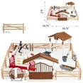 thumbnail image 4 of Horse Stable Playset with Rider & Horses - Toy Figures for Boys &  Girls, Ages 3-8, 4 of 8