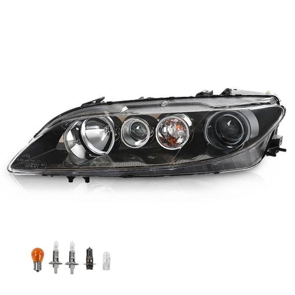 Headlight Headlamp Left Side Fit for 2006-2007 Mazda 6 Mazdaspeed,Fit 2006-2008 Mazda 6 (submodel: i, S,GS, GT)