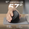 thumbnail image 4 of Ratón PHILIPS Ergonómico Vertical 2,4 GHz Inalámbrico Negro, 4 of 7