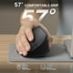 thumbnail image 4 of Ratón PHILIPS Ergonómico Vertical 2,4 GHz Inalámbrico Negro, 4 of 7