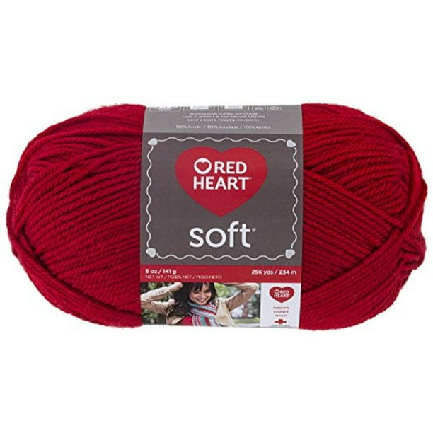 RED HEART Soft Yarn, Really Red