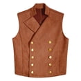 thumbnail image 5 of Chaleco Medieval victoriano para niños, chaleco Steampunk gótico Vintage con doble botonadura, disfraz de actuación de Halloween, 5 of 5