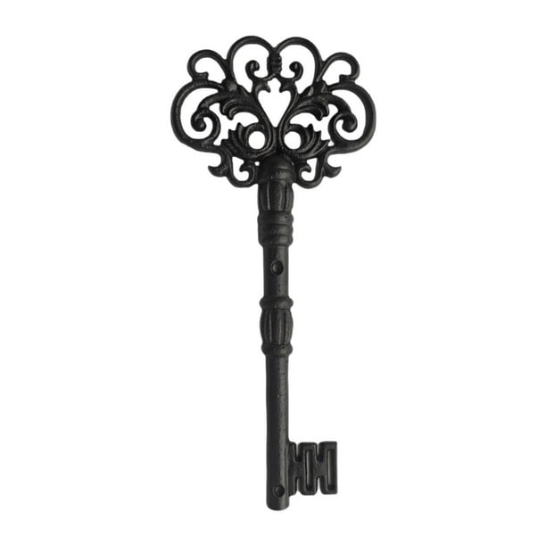 Decoración de llave de hierro fundido, artesanía de llave de hierro fundido, adorno artístico para hotel, hogar, sala de estar
