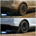 thumbnail image 3 of Nilight Mud Flaps for Tesla Model X 2022 2023 2024 2025, No Drilling Precision Fit Exterior Accessories Heavy-Duty Splash Guards Protection, Front & Rear Set, 3 of 5