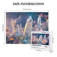 thumbnail image 5 of 500 PCS 500 Piece Wooden jigsaw puzzles Enchanting crystals and flowers,Impossible Hard Difficult Challenging Puzzles for Adults,Brain Challenge,Unique and Beautiful Design, 5 of 6