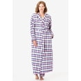thumbnail image 4 of Dreams & Co. Plus Size Long Flannel Robe, 4 of 6