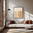 thumbnail image 2 of Shoreline, Huntington Beach - Huntington Beach California Photography Beach Coast Ocean Palm Tree Seaside Summer Scenic Black Framed Wall Art Print 9 x 12 inches, 2 of 4