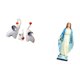 thumbnail image 5 of Elegante Conjunto De Esculturas Religiosas De Familia De Elefantes Y Virgen María Para Sala De Estar, Dormitorio, Oficina, Mesa, Decoración Animal Y Espiritual., 5 of 8