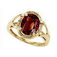 thumbnail image 2 of Tommaso Design� Oval 10x8mm Genuine Garnet Ring, 2 of 8