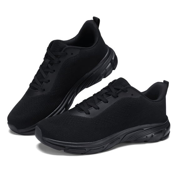 Men's Lightweight Gradient Knit Sneakers, Stylish Breathable Athletic Shoes (Casual and versatile)