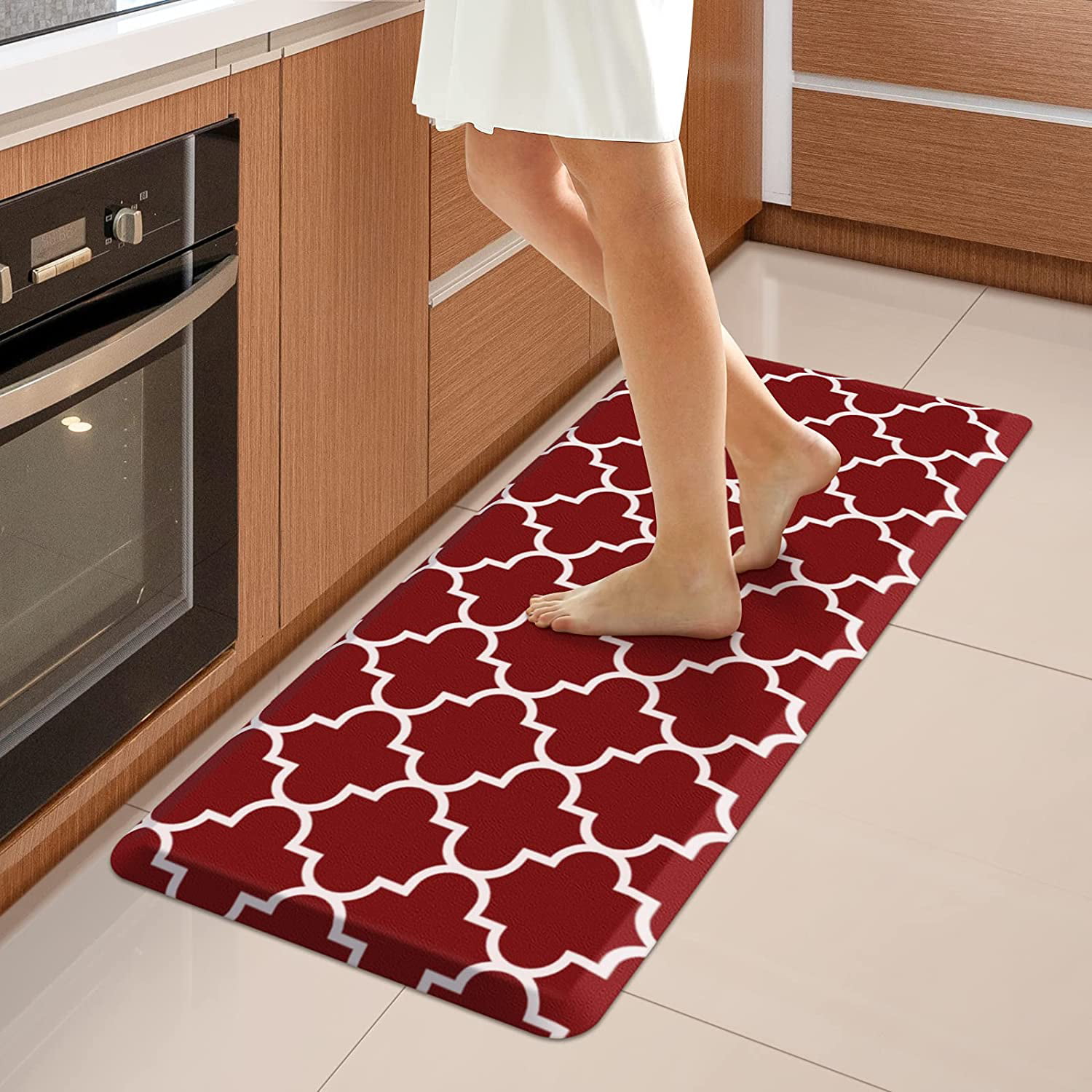 15X23" Foral Unicorn Head Rug Carpet Kitchen Floor Mat Bath Floor Non-Slip Mat 